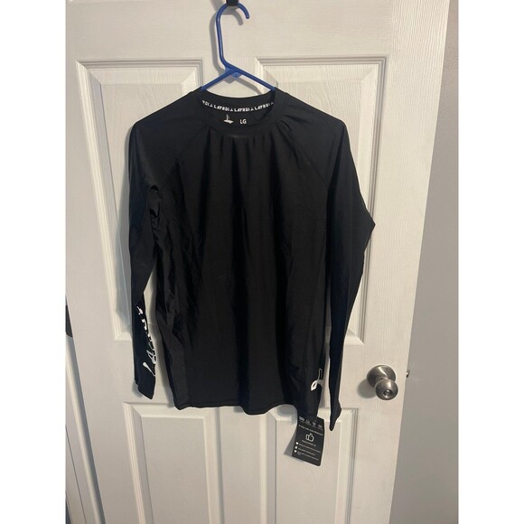 LAFROI Men's Long Sleeve Performance Fit Compression Rash Guard Size L New - Picture 3 of 6